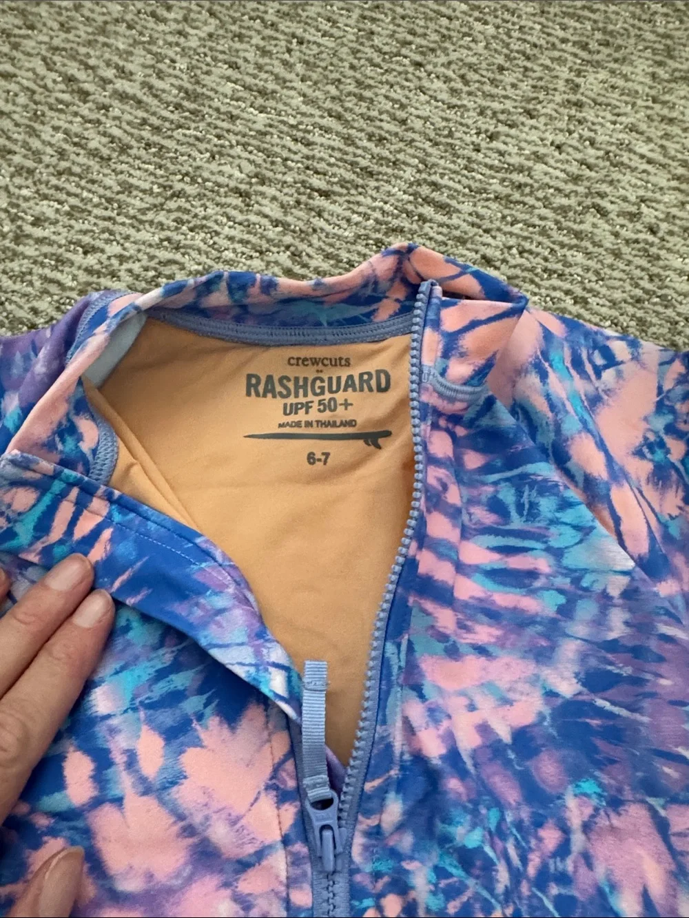 J. Crew Crewcuts Rash guard Swimsuit 6-7